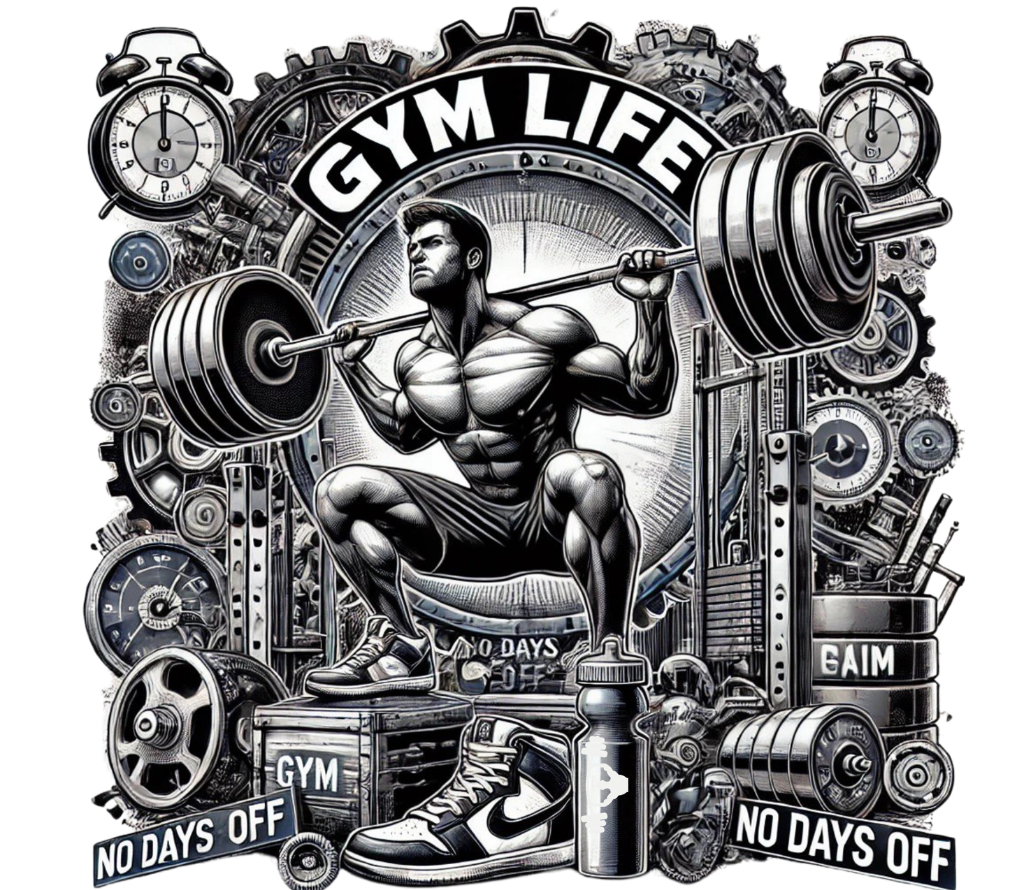 Fitness / Gymlife - NO DAYS OFF