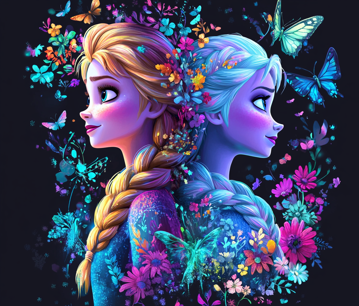 Tumbler Elsa & Anna